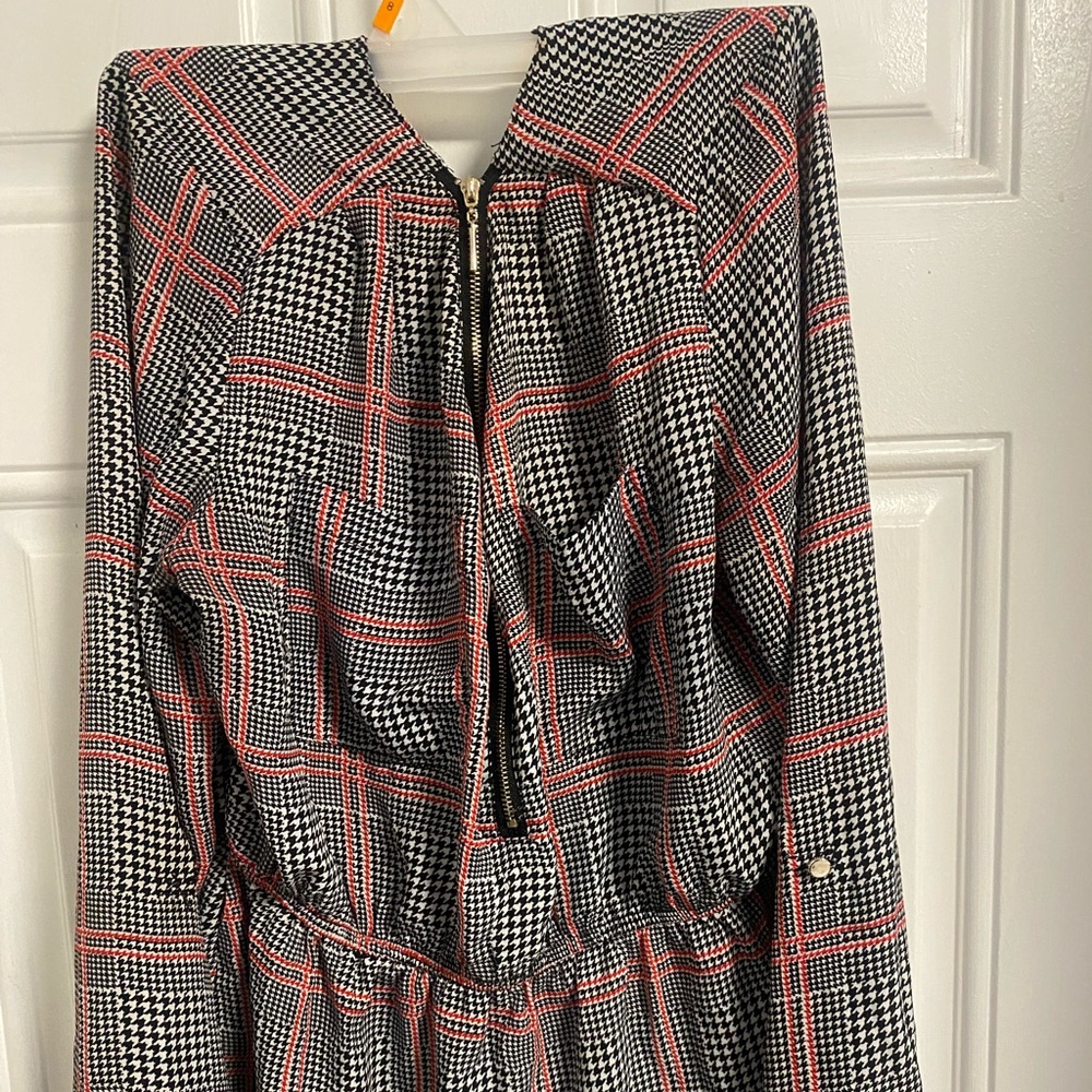 STREET WEAR SOCIETY ZIP FRONT MULTI-COLOR SHIRT